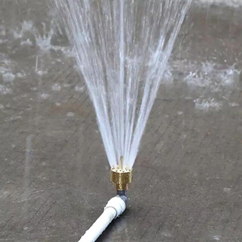 1/2" Garden Courtyard Pond Fountain Brass Water Nozzle Sprinkler Column Style Spray Head