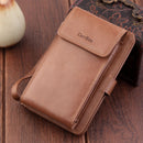 CarrKen Multifunction Men's Handbag Two Fold Wallet Card Holder Coin Pocket Passport Bag