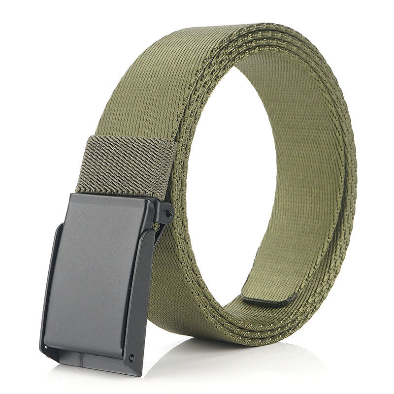 AWMN 120cm Nylon Belt Zinc Alloy Tactical Belts Quick Release Casual Belt