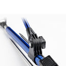 GW 1.9m/2.1m/2.3m Stainless Steel+Rubber+Silica Gel Fishing Bracket Outdoor Portable Retractable Fishing Holder Fishing Chair Accessories -Blue