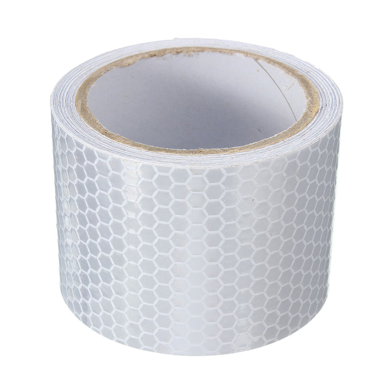 5cm X 3m Silver White Reflective Safety Warning Conspicuity Tape Sticker Film