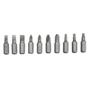 10pcs Torx Flat Head Cross Spanner Screwdriver Bits Set With Screwdriver Holder