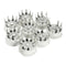 8pcs 9Pin PCB Ceramic Vacuum Tube Socket Valve Base 12AX7 12AU7 ECC83 DIY Parts
