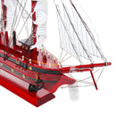 20" LED Light Wooden Craft Nautical Sailor Ship Sailing Boat Wood Sailboat Decorations