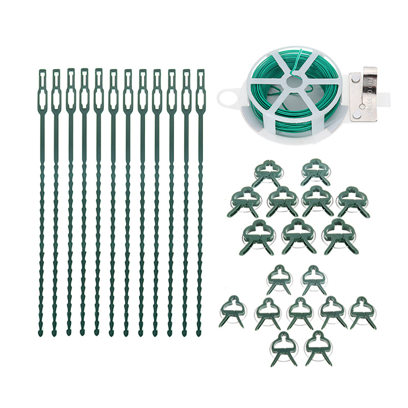 31pcs Garden Tie Set Plastic Grafting Clips Fastener Plant Vines Vegetable Tendril Clip Tree Fixation Strap