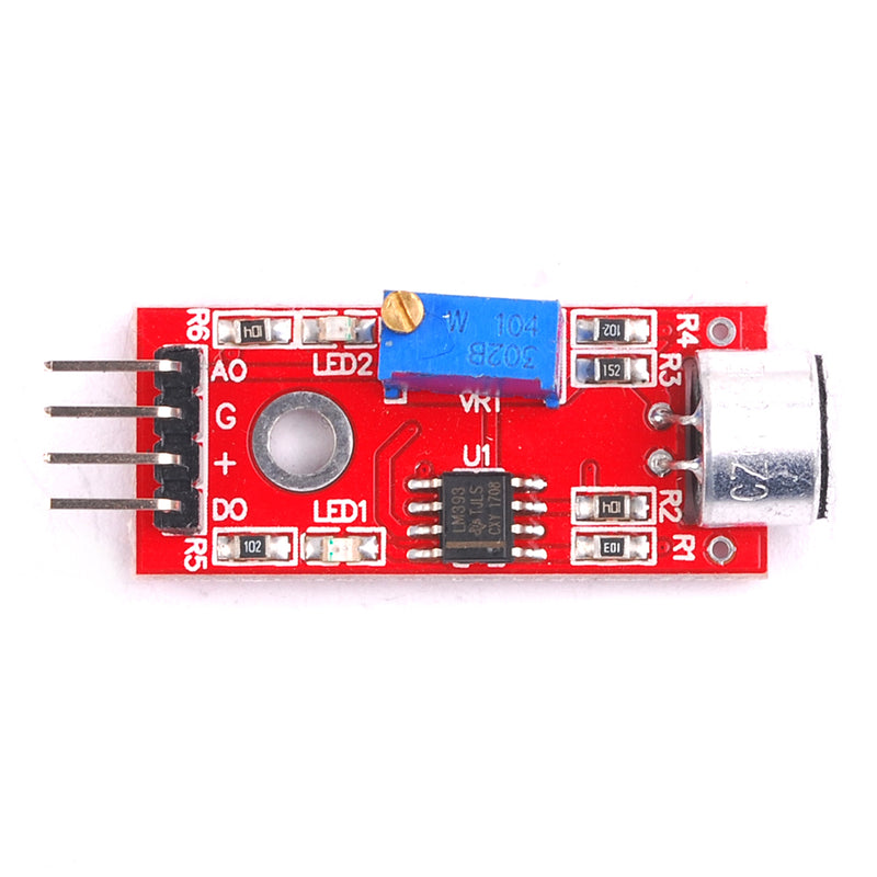 10pcs KY-037 4pin Voice Sound Detection Sensor Module Microphone Transmitter Smart Robot Car