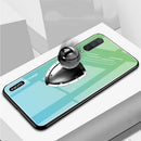 For Xiaomi Mi 9 Lite Case / Xiaomi CC9 Case Bakeey Gradient Color Tempered Glass + Soft TPU Back Cover Protective Case