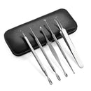 Y.F.M Blackhead Remover Kit Pimple Comedone Extractor Tool Acne Removal Set With Mirror