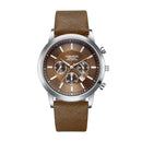 CHRONOS Casual Style Calendar Men Wrist Watch False Small Dials Leather Strap Quartz Watch