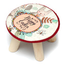 RANDOM DESIGN Soft Cushion Sitting Stool / Chair with Removable Cushion Cover