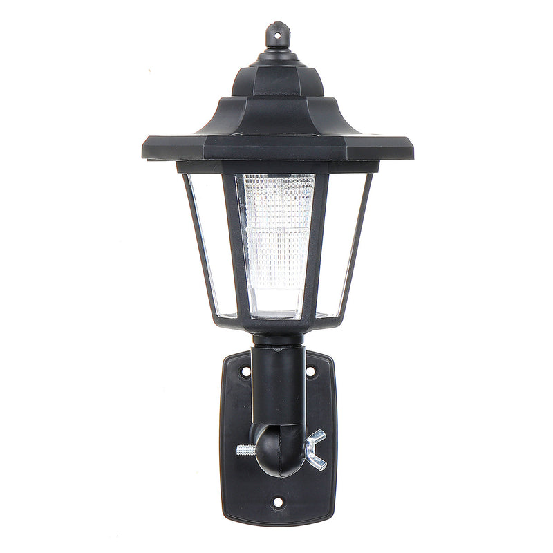 Solar Power LED Light Path Way Wall Landscape Mount Outdoor Garden Fence Lamp