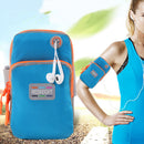 New fashion night running ultra light multi-function men and women reflective waterproof diving material outdoor running mobile sports arm bag