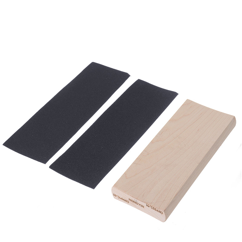 Two-Way Guitar Radius Sanding Blocks Stick 14"&16" Fingerboard Fret Leveling Tool