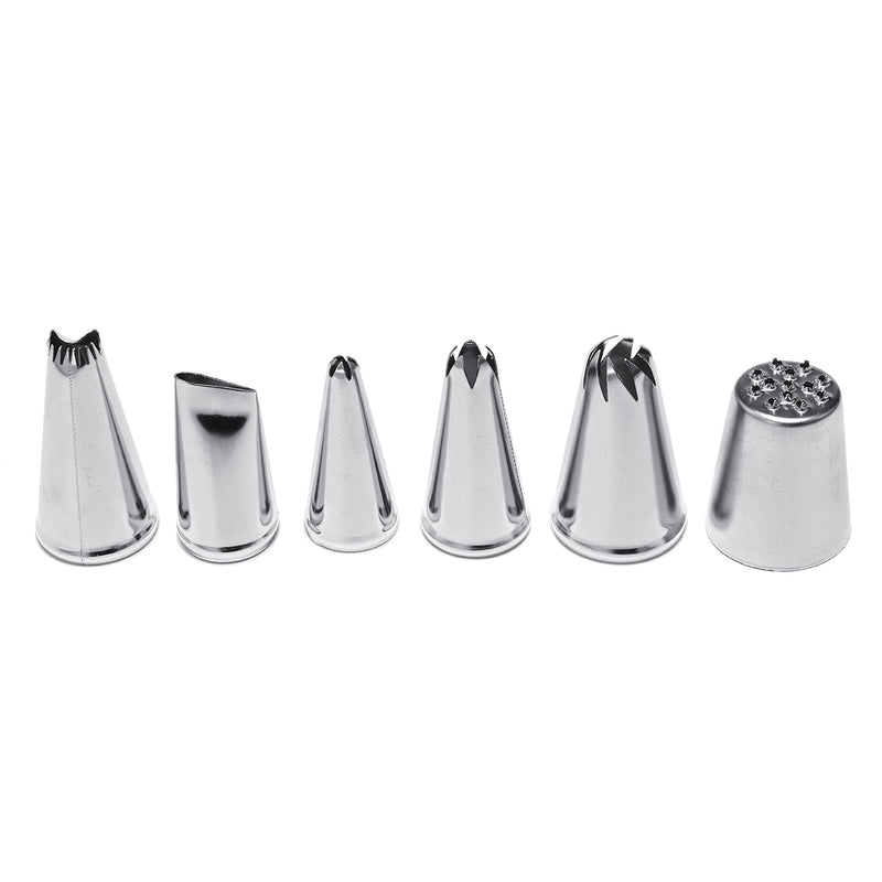 32pcs Reusable Silicone Confectioner Piping Cream Pastry Beakers Bag Cake Making Tools