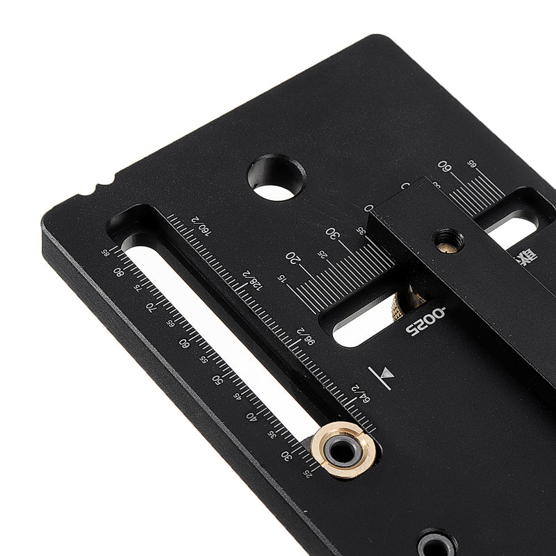 Aluminum Alloy Adjustable Metric Cabinet Hardware Jig 4mm Cabinet Door Knob Handle Install Drill Guide Template Jig