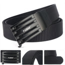 TUSHI 125cm x 3.4cm Zinc Alloy Quick Release Buckle Nylon Tactical Belt Casual Belts Business Belt