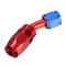 8AN AN-8 45 Degree push-on Hose End Fitting Oil Fuel Line Push On Adapter alloy
