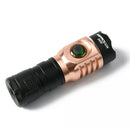 Astrolux S43S Copper 4LED 2100LM EDC Flashlight + Samsung INR18650-30Q 3000mah 20A 18650 Power Battery Flat Top Protected 18650 Battery Cell