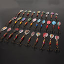 ZANLURE 30pcs Kinds of Fishing Lure Crankbaits Hooks Spinner Baits Assorted Tackle