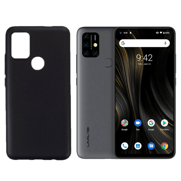 Bakeey Pudding Frosted Shockproof Ultra-thin Non-yellow Soft TPU Protective Case For UMIDIGI Power 3