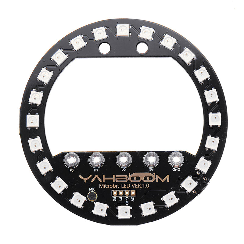 Microbit Light Ring Expansion Board Micro:bit Full Color LED Module RGB Driver Programmable Development Board