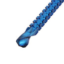 Drillpro 6Pcs 3-8mm Blue Nano Coated Grooving Drill HSS Woodworking Drill Bit Plastic Metal Hole Grooving