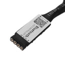 LUSTREON 4Pin Smart bluetooth APP Music Controller with DC Connector for RGB LED Strip Light DC5-24V