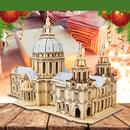 3D Wooden St. Paul's Cathedral Model Educational Toys Puzzle For Children Adult Hobby Gift