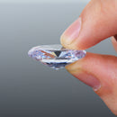 18*25mm White Zircon Sapphire Diamond Oval Cut Loose Gemstones AAA Craft Decorations