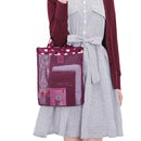 Honana HN-TB25 Travel Mesh Organizer Bag Fashion Large Beach Toiletry Storage Tote Bag