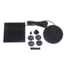 7V Floating Solar Function Pump Solar Panel Powered Water Pump for Bird Bath Pond Garden Water Pump