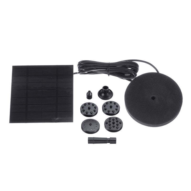7V Floating Solar Function Pump Solar Panel Powered Water Pump for Bird Bath Pond Garden Water Pump