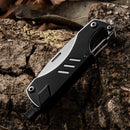 LAOTIE VK2326 10 IN 1 55mm Steel Outdoor Survival Multifunctional Tools Screwdriver Bottle Opener Folding Knife