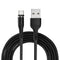 USAMS US-SJ338 U29 Micro USB LED Magnetic Braided Fast Charging Cable 2M For Tablet Smartphone
