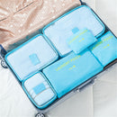 IPRee 6Pcs Travel Portable Storage Bag Set Clothes Packing Luggage Organizer Waterproof Pouch