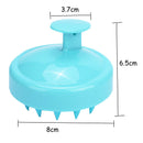 Silicone Shampoo Scalp Shower Washing Head Hair Massage Massager Brush Comb Electric Massager
