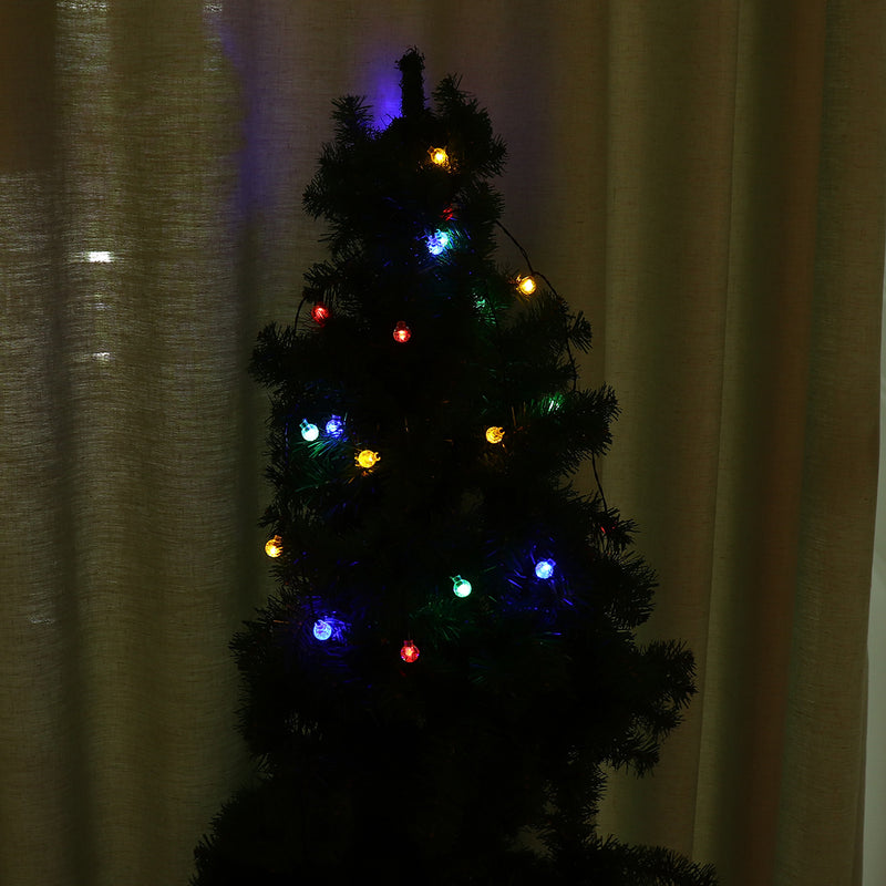 Outdoor Solar Powered 6.5M 30 LED Bulb String Light Garden Holiday Christmas Wedding lamp