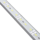 4x50cm Waterproof Cool White SMD5630 LED Rigid Strip Light for Camping Caravan Boat with Clips DC12V