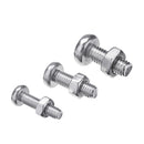 Suleve MXST2 480Pcs M4 M5 M6 Torx Screw Pan&Flat Head 304 Stainless Steel Bolt Assortment