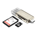 YAOMAISI Q25 2 in 1 USB3.1 Type-C Card Reader Adapter for Mobile Phone Computer