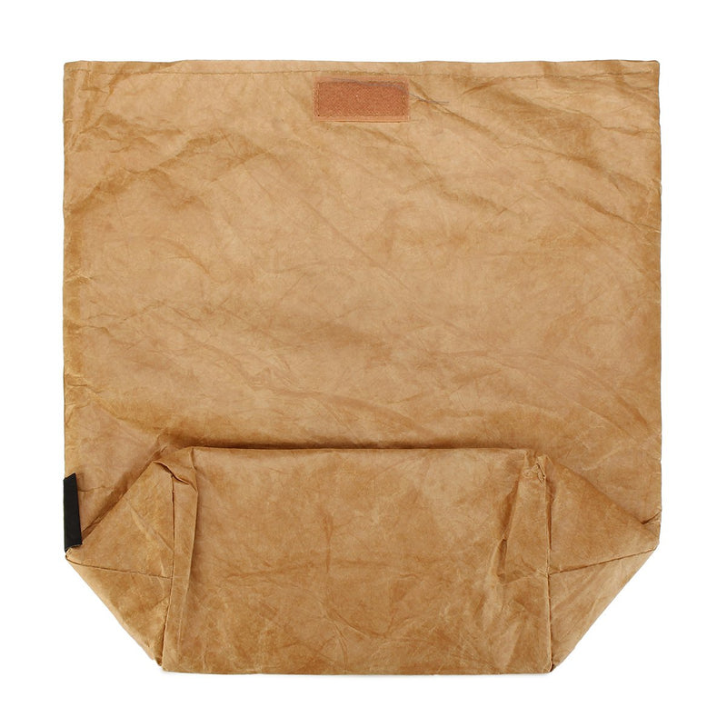 6L Kraft Paper Picnic Lunch Bag Reusable Insulated Thermal Cooler Bag Food Container