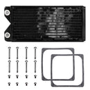 G1/4 240mm 12 Pipes Copper Water Cooling Radiator Computer CPU Heatsink Radiator