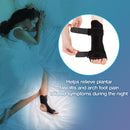 Plantar Fasciitis Night Splint Drop Foot Support Orthotic Brace with Hard Spiky Massage Ball for Effective Relief from Achilles Tendonitis Heel Pain Plantar Fascia Drop Foot Bendable Aluminum Strip