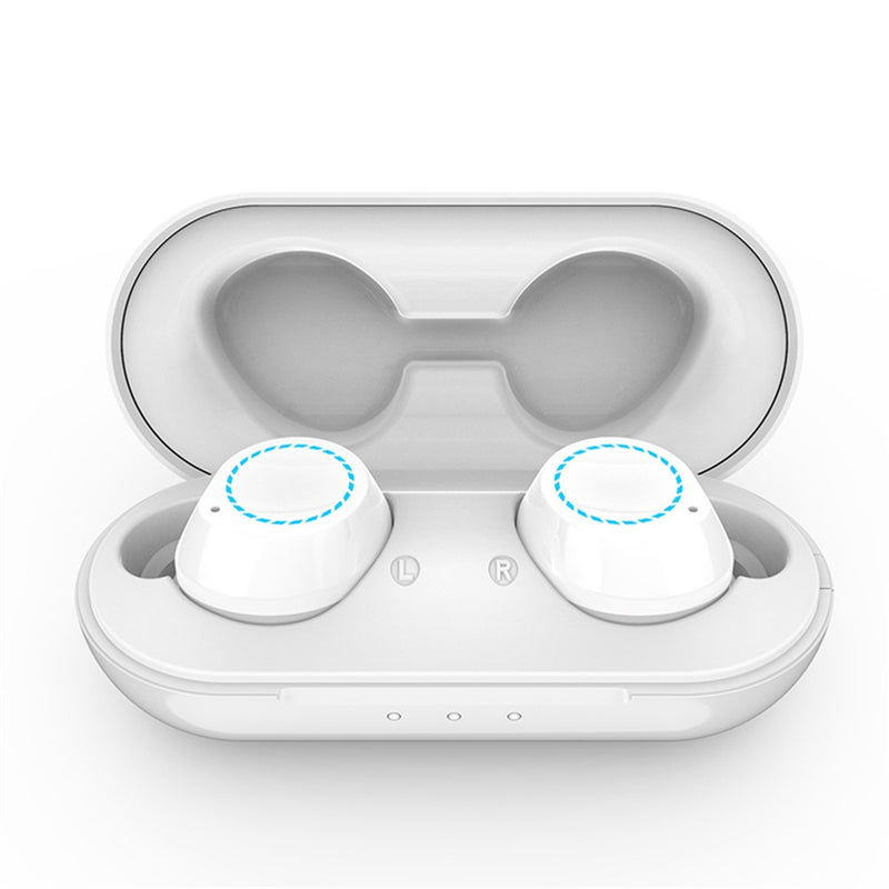 Bakeey TWS Wireless bluetooth 5.0 Earphone Mini Invisible Auto Pairing Bilateral Call Stereo Headphone with Charging Box