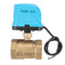 TMOK TK260 DC 12V 1/2" 3/4" 1" 1-1/4" Motorized Electric Brass Ball Valves 3 Wire Full Port Valve