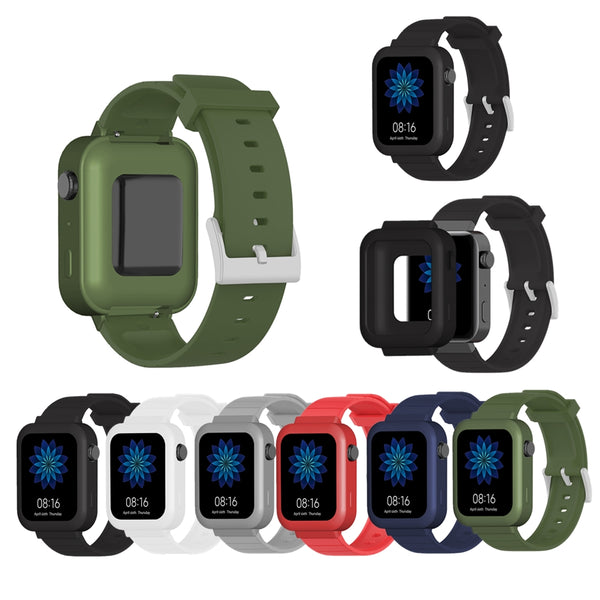 Bakeey Pure Soft Silicone Anti-scratch Watch Case Cover Watch Cover Screen Protector for Xiaomi Watch