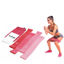 KALOAD 4pcs Yoga Tension Rings Exercise Gym Sports Elastic Bands Fitness Resistance Bands