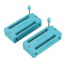 10pcs IC Lock Seat Zif Socket Test Universal zif Sockets 28Pin Wide