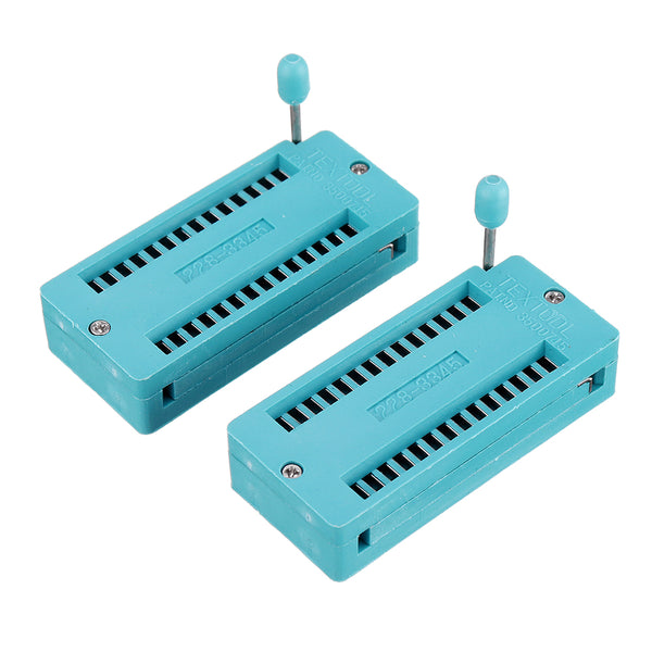 10pcs IC Lock Seat Zif Socket Test Universal zif Sockets 28Pin Wide