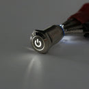 12V Push Switch Self Locking Switch 4 Pin Led Push Button Switch Latching Power Switch Waterproof